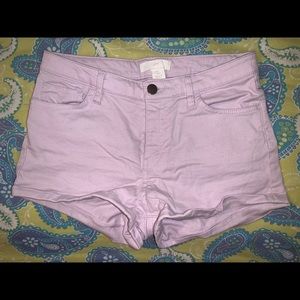 Lilac H&M shorts